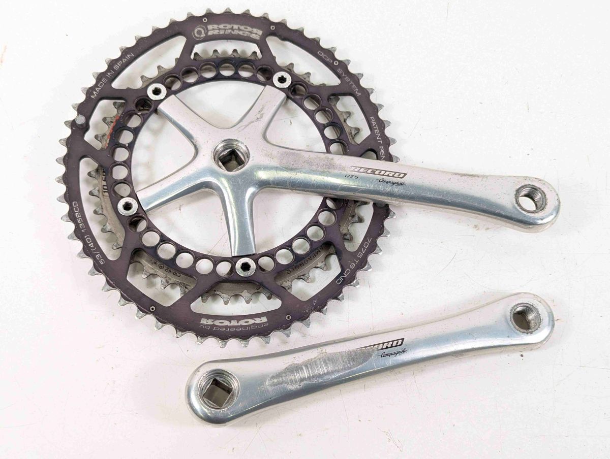 Campagnolo カンパニョーロ Record 楕円アウター 53 39t スクエアテーパー 177.5mm クランク FC241201Y