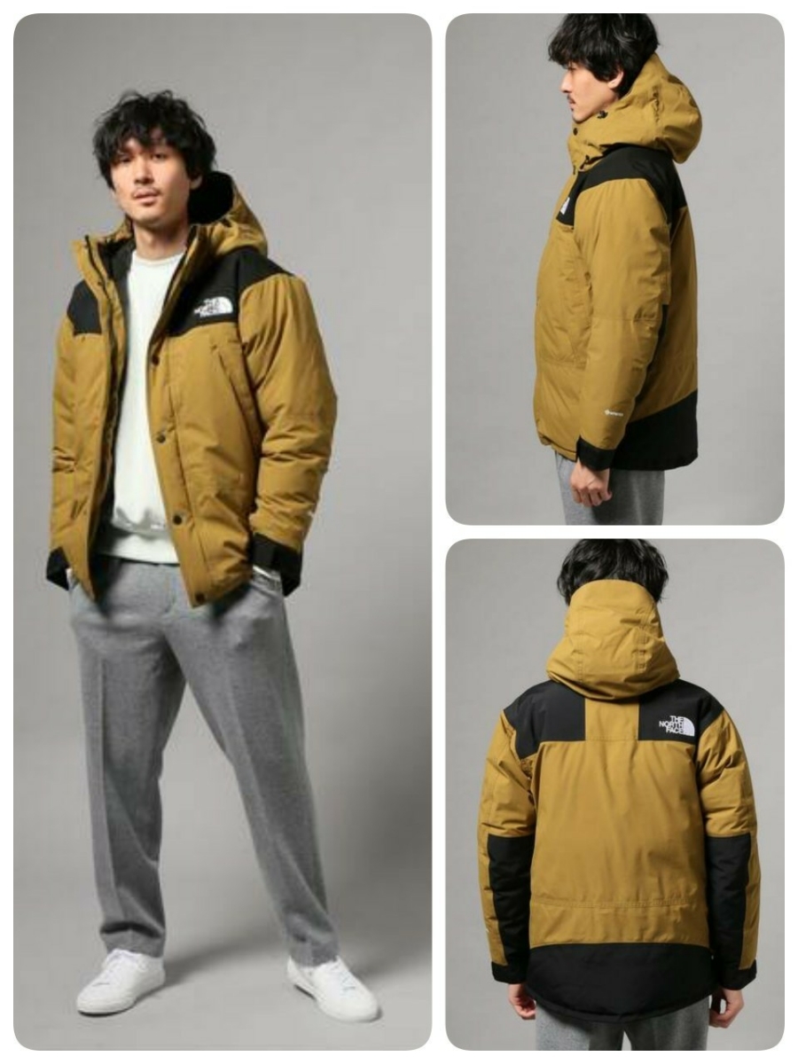 新品 19AW THE NORTH FACE ノースフェイス ND91930 GORE-TEX マウンテンダウンジャケット ブリティッシュカーキ S 完売 