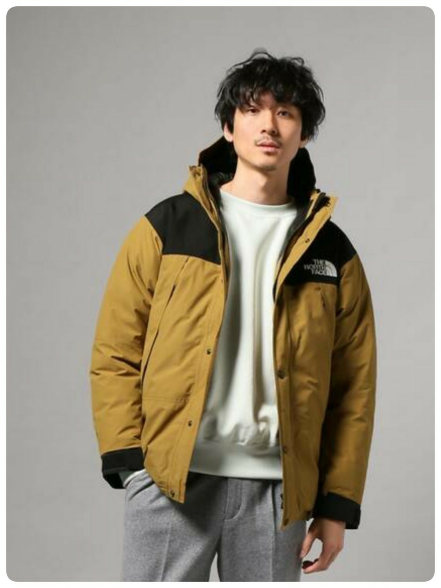 【超稀少XS】 新品 19AW THE NORTH FACE ノースフェイス正規品 ND91930 GORE-TEX マウンテンダウンジャケット ブリティッシュカーキ 完売品_画像2