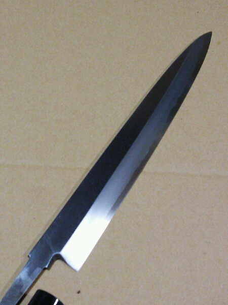 新品　プロ仕様本霞白三柳刃２７０mm(９寸)プラ柄 ☆要るなら絶対得!