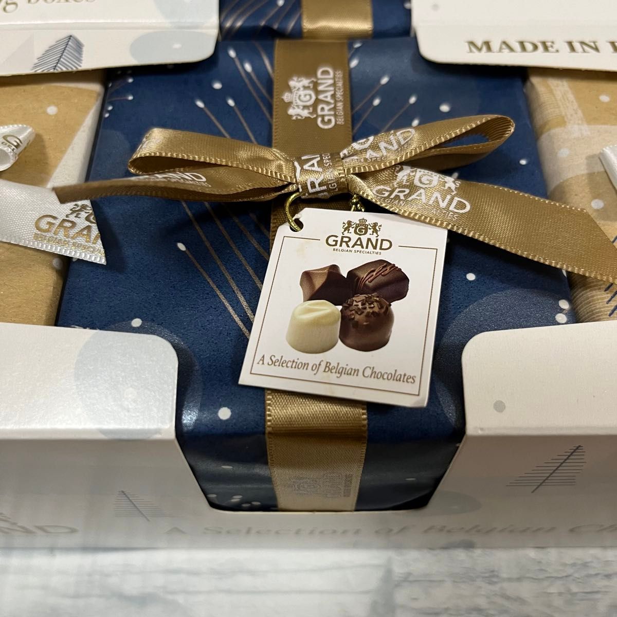 GRAND ガドラン ミニ チョコレート キューブ ギフト梱包3箱入り GRAND ガドラン ミニ チョコレート キューブ ギフト梱包3箱入り