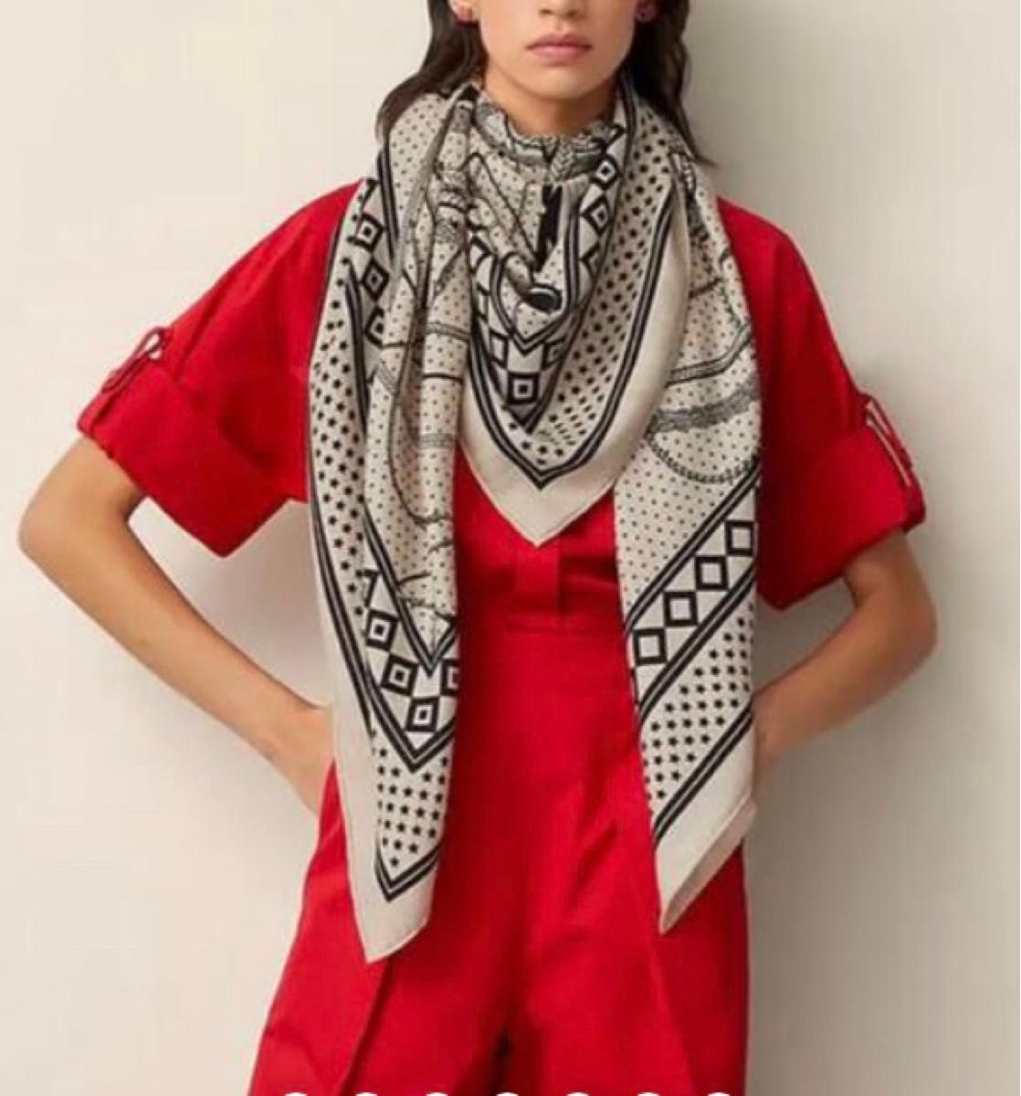 HERMES エルメス バンダナ カシシル カレジェアン カレ スカーフ HERMES エルメス バンダナ カシシル カレジェアン カレ スカーフ