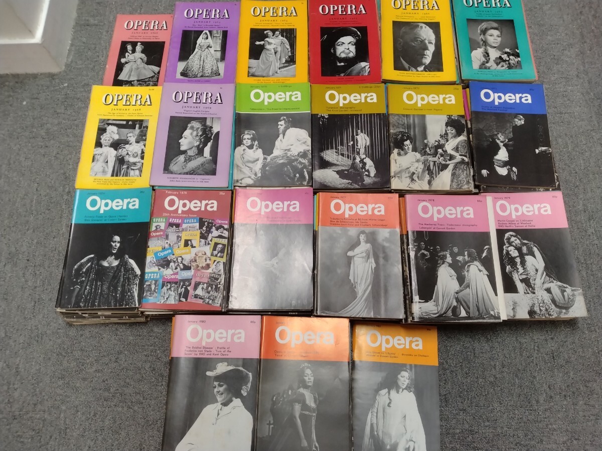 30000円 海外雑誌 OPERA 英文 オペラ 1962年〜1982年 260冊【※一 30000円 海外雑誌 OPERA 英文 オペラ 1962年〜1982年 260冊【※一