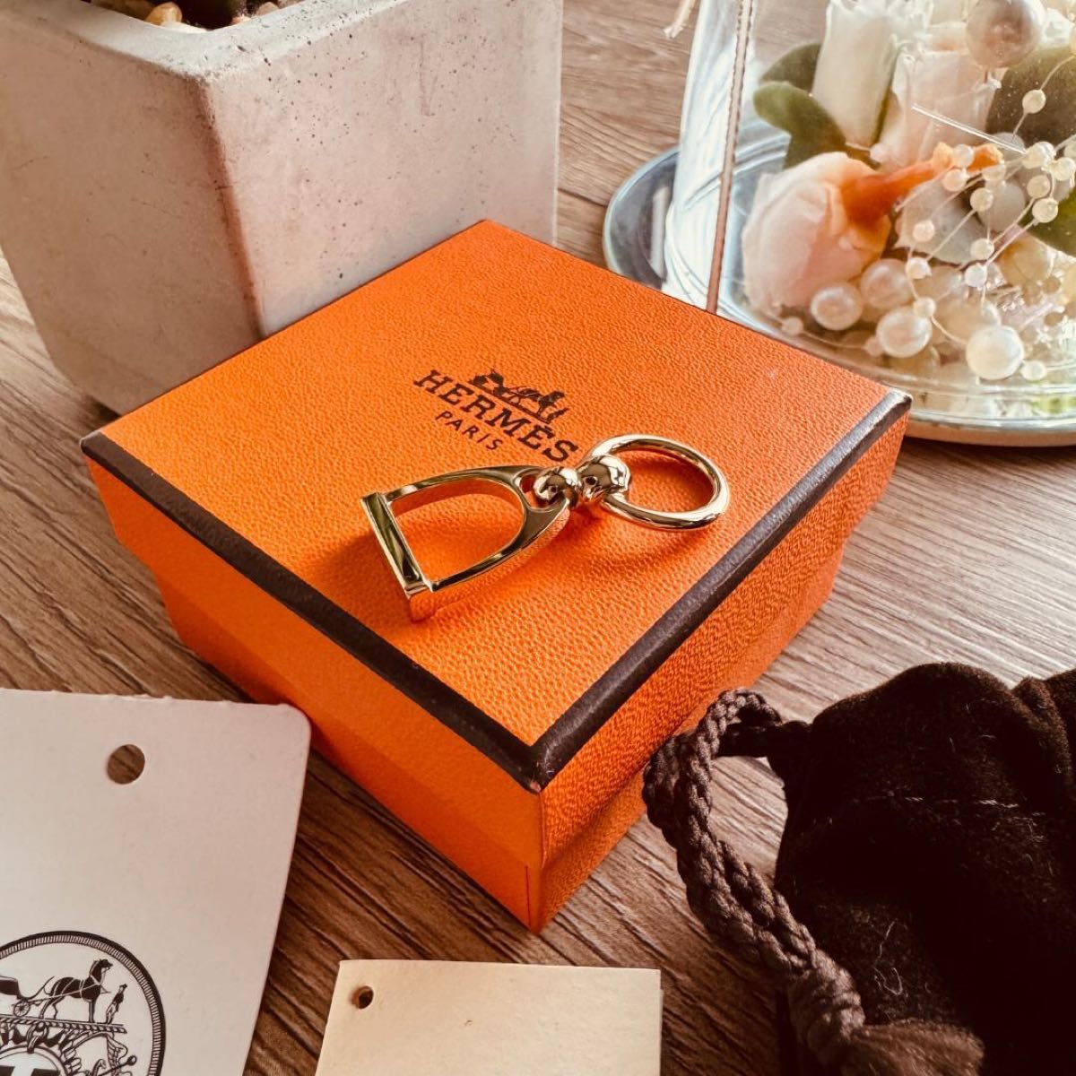 エルメス HERMES エトリエ ツイリーリング ネックレストップ エルメス HERMES エトリエ ツイリーリング ネックレストップ