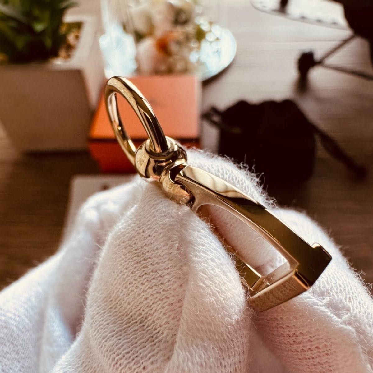エルメス HERMES エトリエ ツイリーリング ネックレストップ エルメス HERMES エトリエ ツイリーリング ネックレストップ