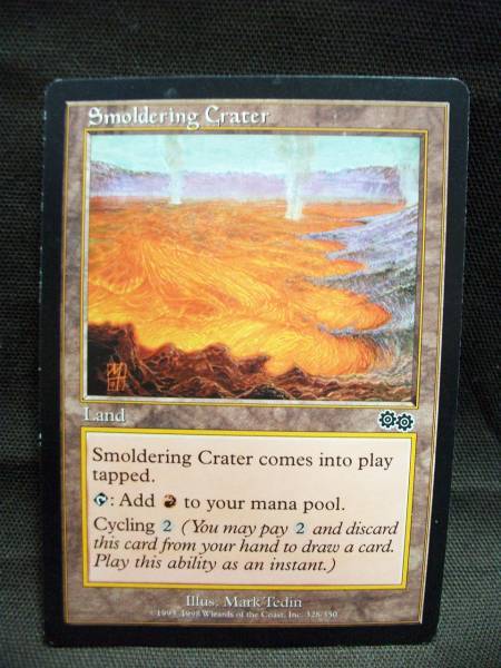 ヤフオク Mtg 薄煙の火口 Smoldering Crater 英語版