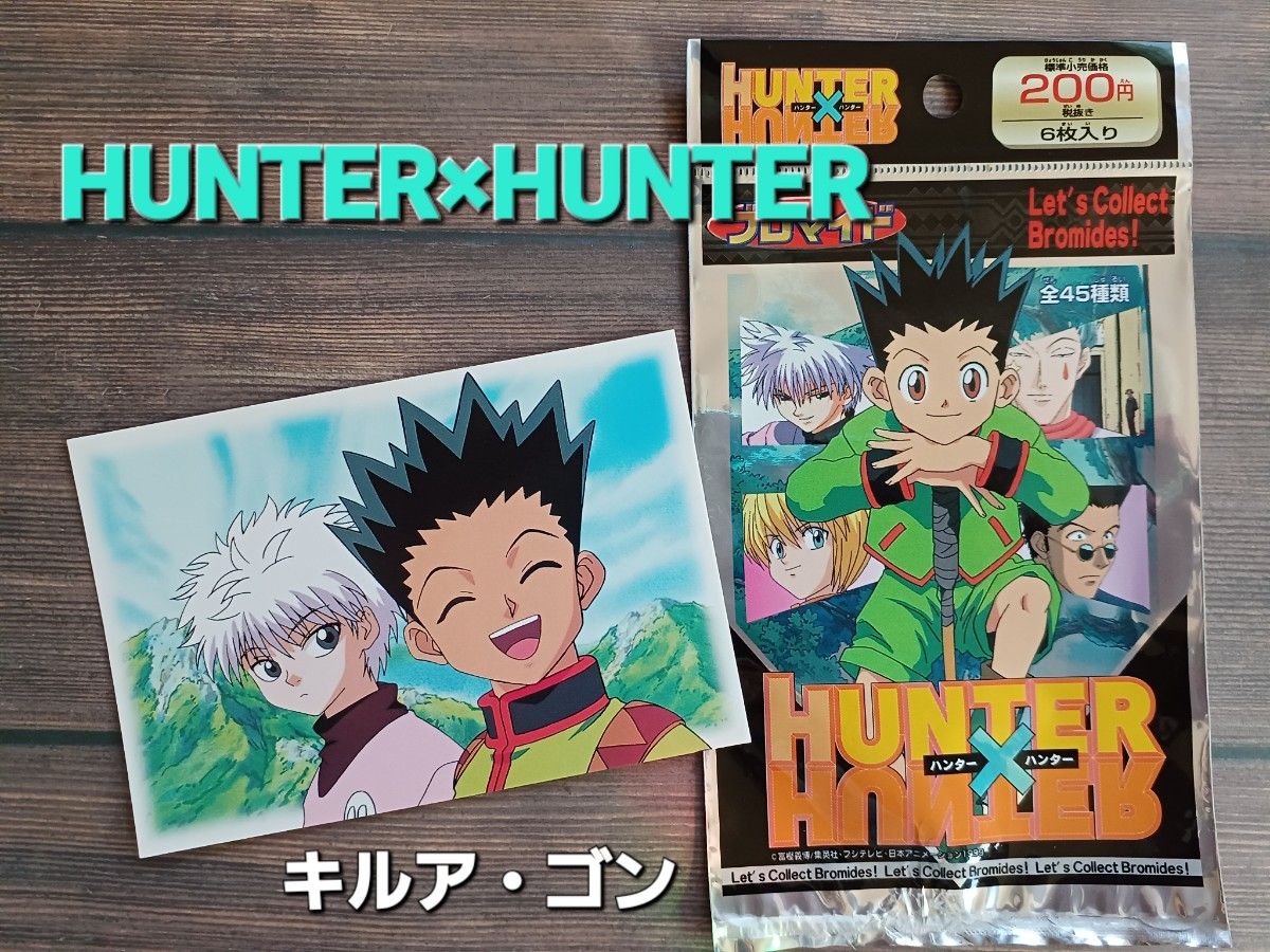 HUNTER×HUNTER ブロマイド ゴン、キルア 当時物 初期 HUNTER×HUNTER ブロマイドカード 【ゴン・キルア