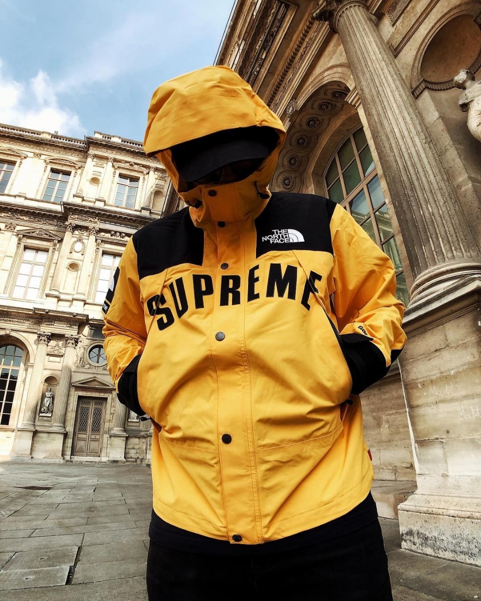 上質 SUPREME × THE NORTH FACE arc logo ブラック M abamedyc.com