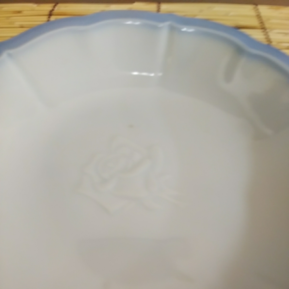 昭和レトロ■薔薇 スープ皿の画像3