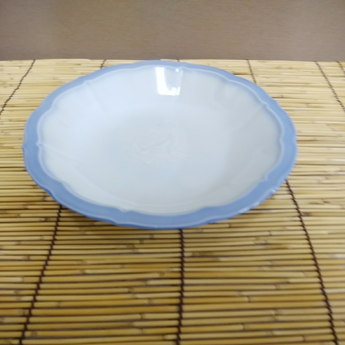 昭和レトロ■薔薇 スープ皿の画像2