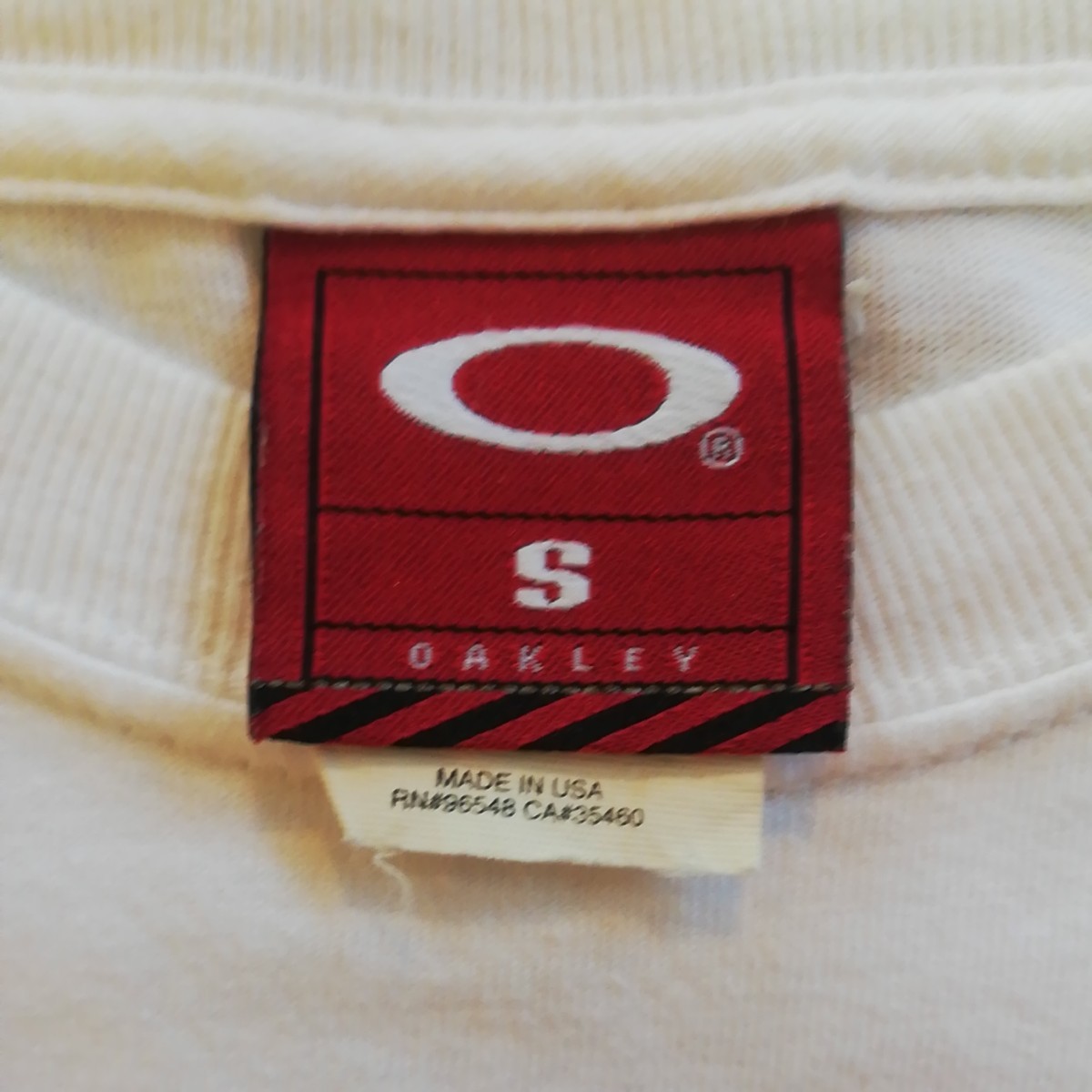 USA購入　レア　赤タグ　OAKLEY オークリー　Tシャツ　スカル　Sサイズ