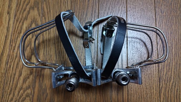 三ヶ島ペダル CYGMA+CAGE CLIP M +ZEFALレザーストラップ