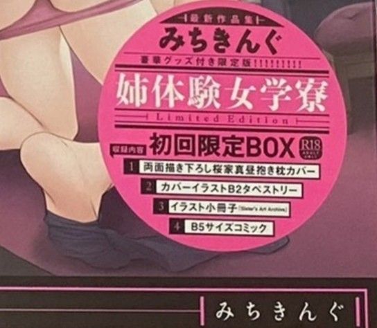 姉体験女学寮 Limited Edition Secret Sister's box複製原画 タペストリー 抱き枕カバー 冊子付き