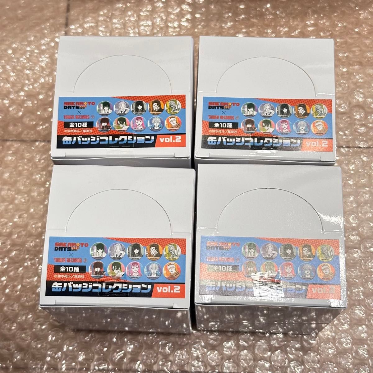 SAKAMOTO DAYS サカモトデイズ 缶バッジコレクションvol.2 4箱