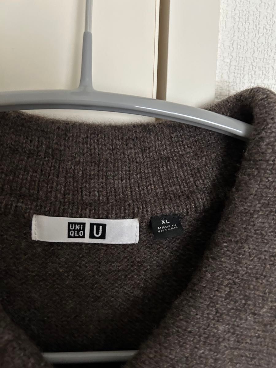 UNIQLO U ラムニットジャケット ブラウン XLサイズ|Yahoo UNIQLO U ラムニットジャケット ブラウン XLサイズ|Yahoo