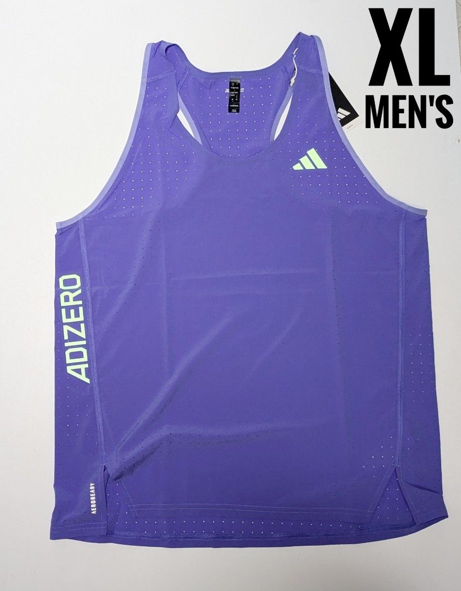 新品 XL Adidas Adizero ランニング シングレット アディダス 新品 XL Adidas Adizero ランニング シングレット アディダス