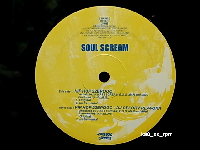 ★☆SOUL SCREAM「HIP HOP 2ZEROOO」☆★_画像2