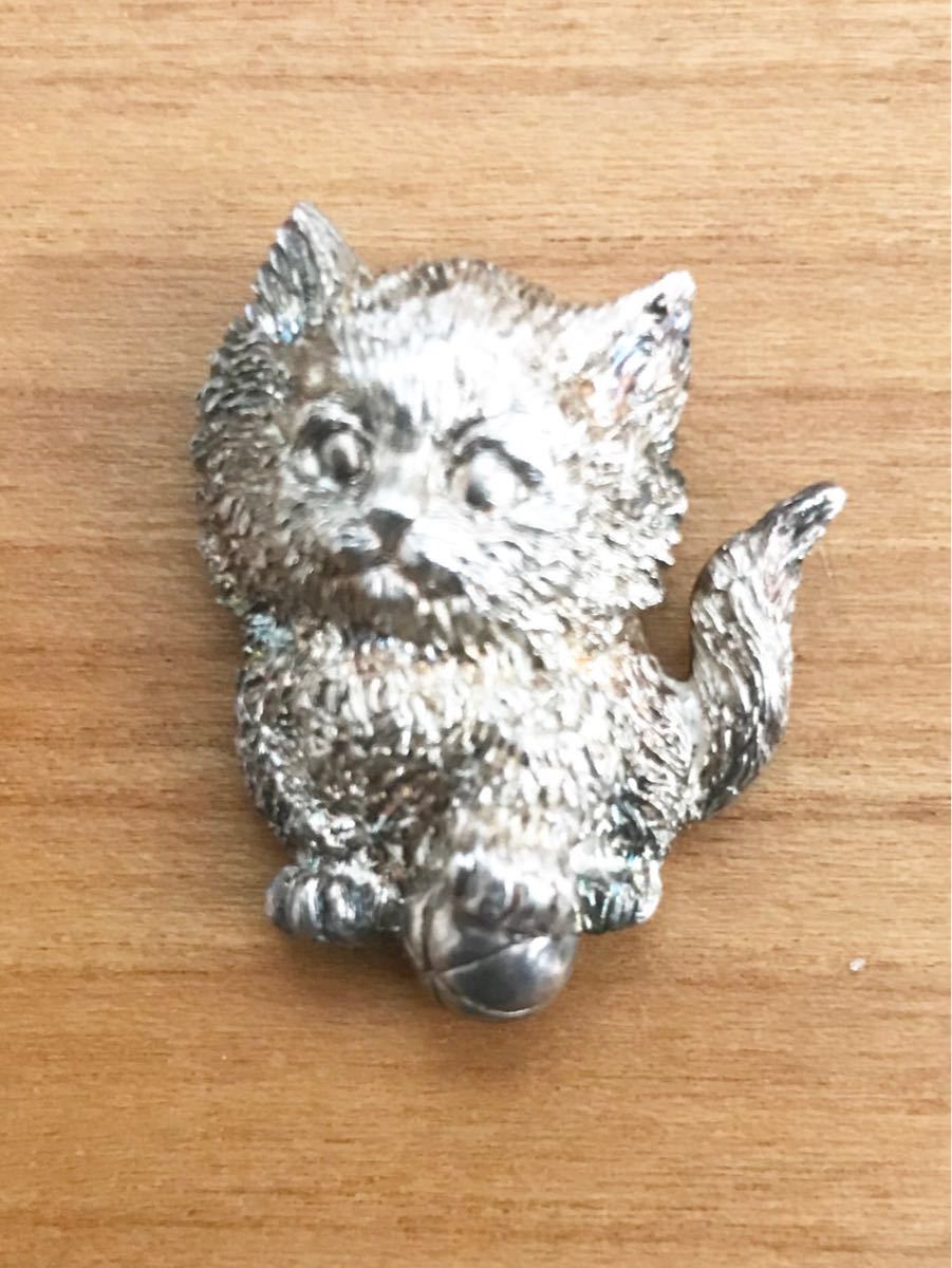 猫 ネコ キャット CAT シャム 動物 アニマル シルバー silver 銀製 925 スターリング ペンダント ネックレス トップ ヘッド リング 指輪_画像2