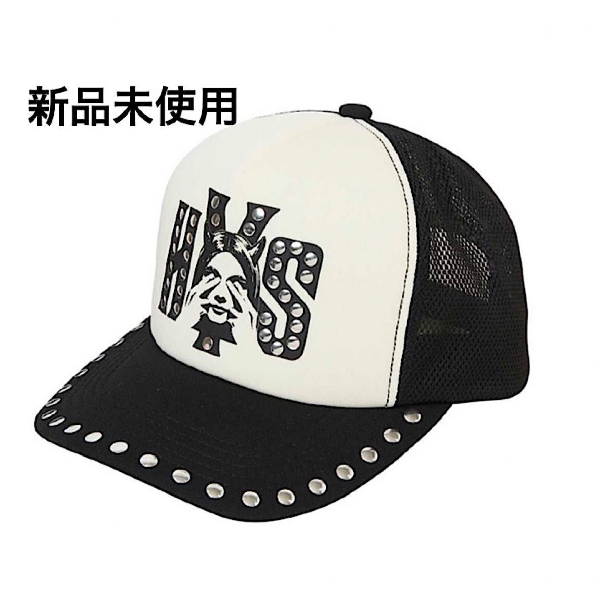 新品 ヒステリックグラマー SEE NO EVIL スタッズメッシュ 新品 ヒステリックグラマー SEE NO EVIL スタッズメッシュ