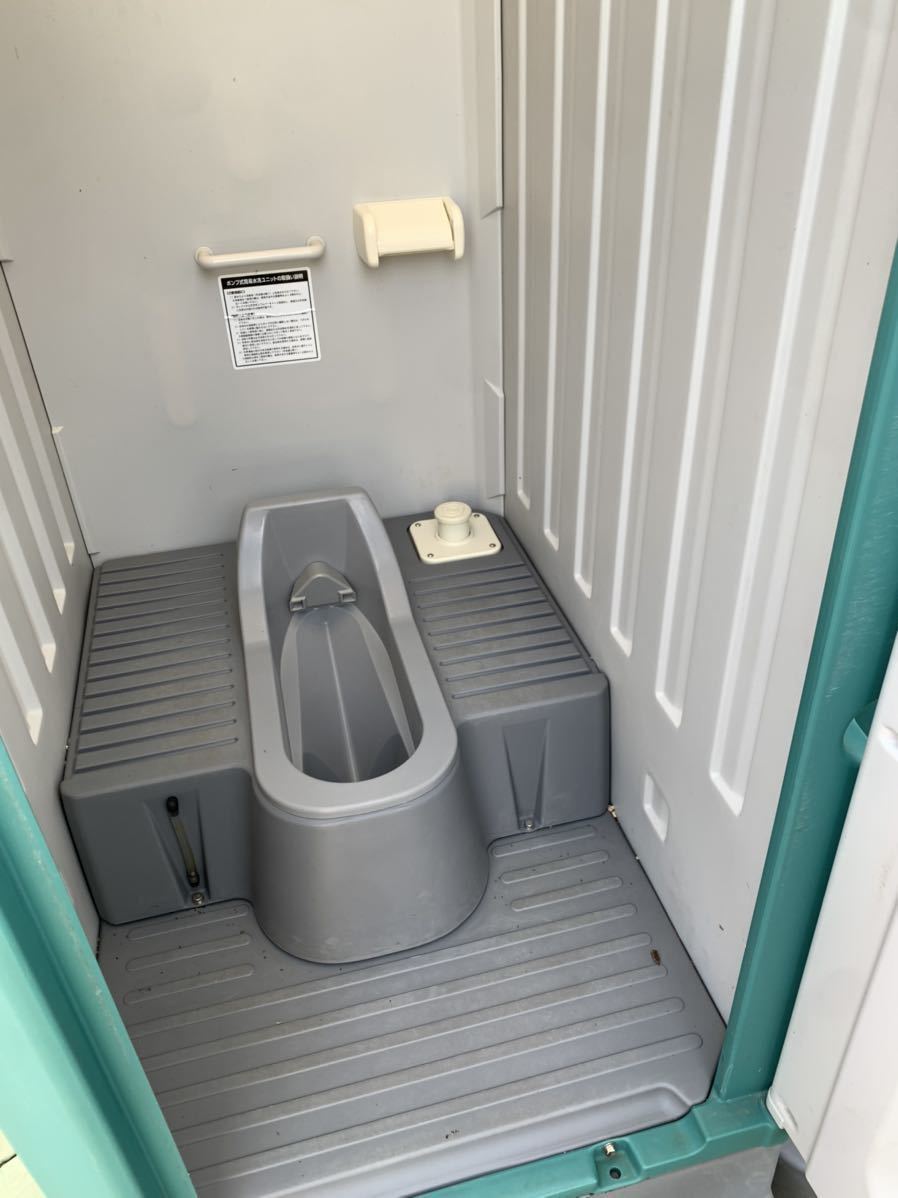 ☆福島発☆仮設トイレ中古簡易水洗式 建築材料・住宅設備 ☆福島発☆仮設トイレ中古簡易水洗式 建築材料・住宅設備