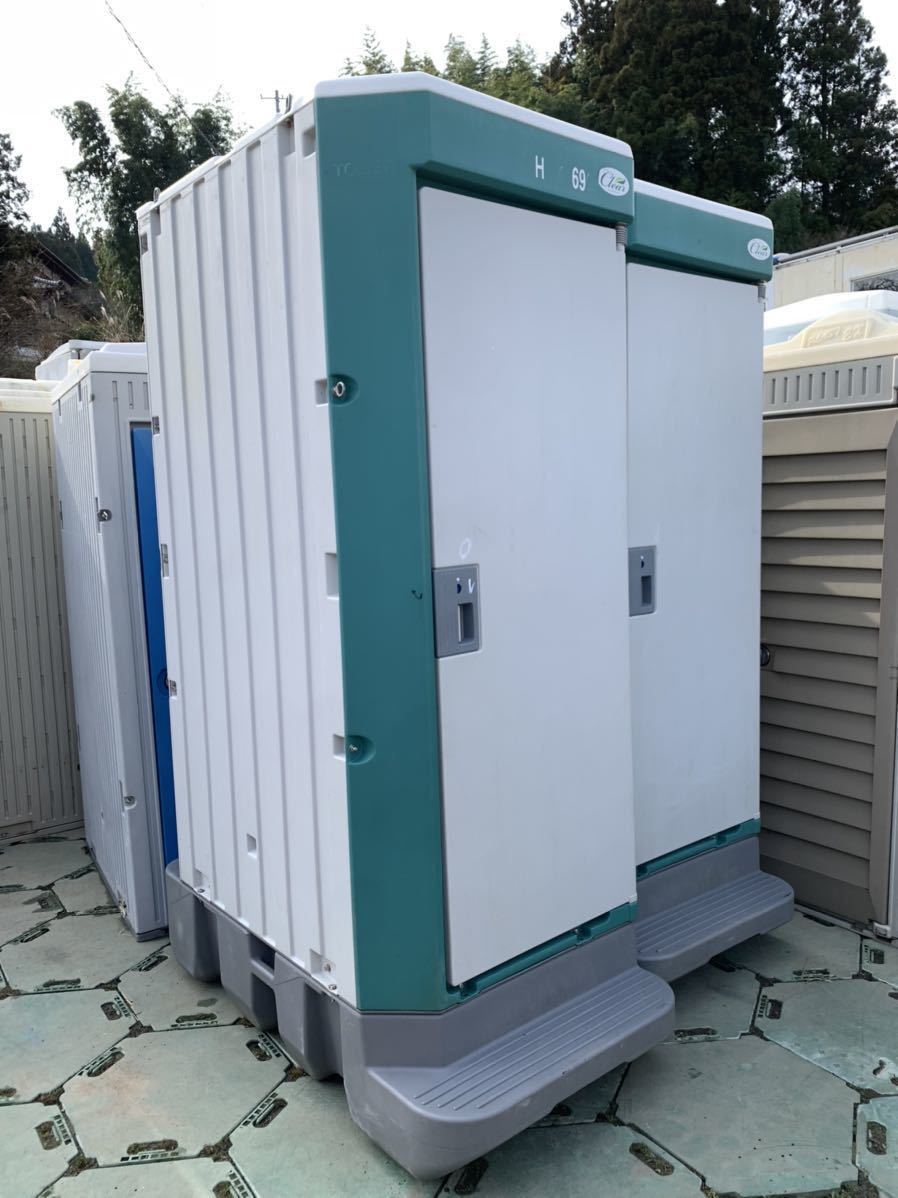 ☆福島発☆仮設トイレ中古簡易水洗式 建築材料・住宅設備 ☆福島発☆仮設トイレ中古簡易水洗式 建築材料・住宅設備