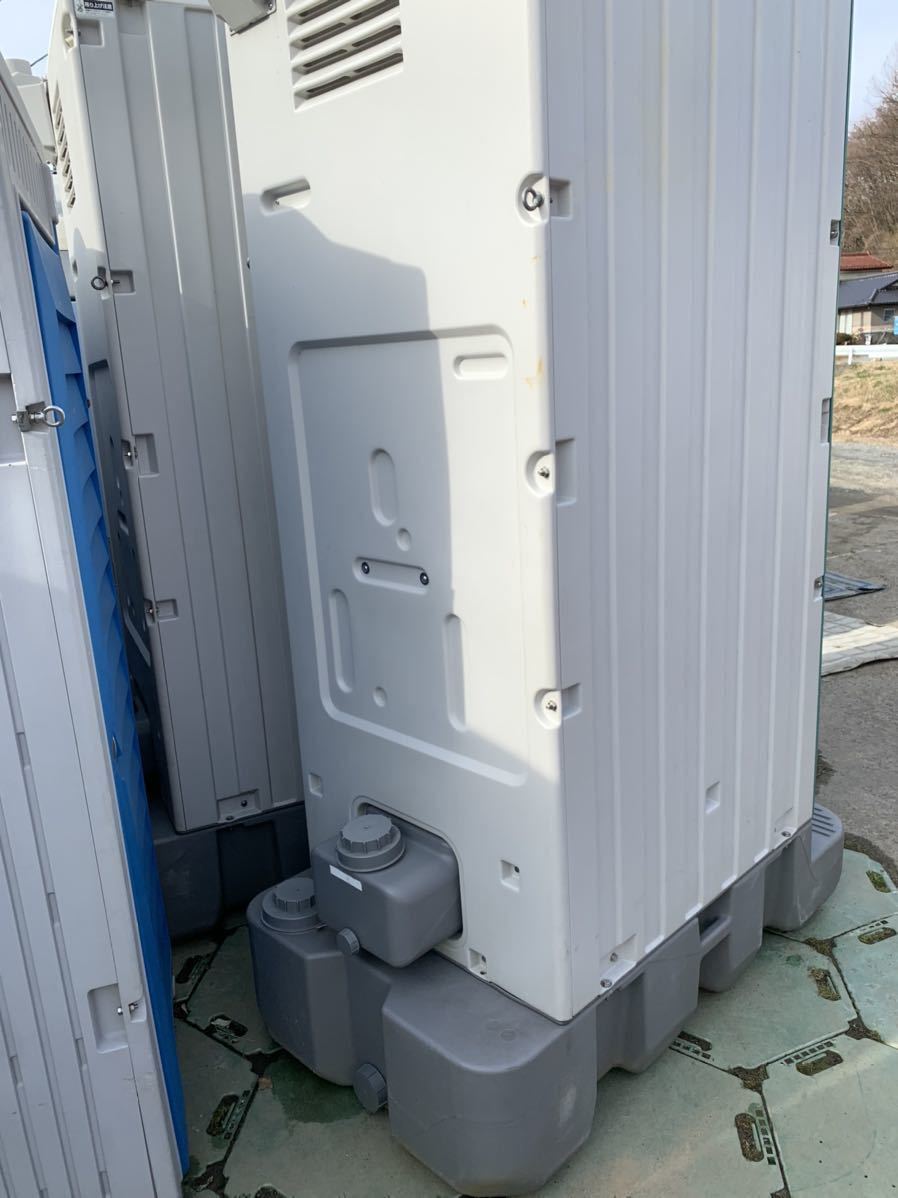 ☆福島発☆仮設トイレ中古簡易水洗式 建築材料・住宅設備 ☆福島発☆仮設トイレ中古簡易水洗式 建築材料・住宅設備