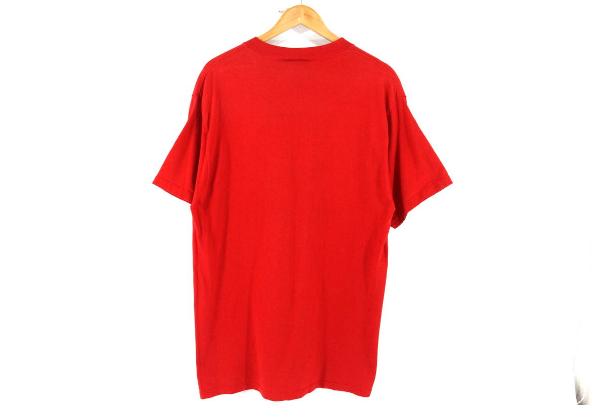 【超希少品】MARILYN MANSON 稲妻 リバーシブル Tシャツ L レッド 赤 オフィシャル USA製 1998年 バンドT サンダー マリリンマンソン_画像4