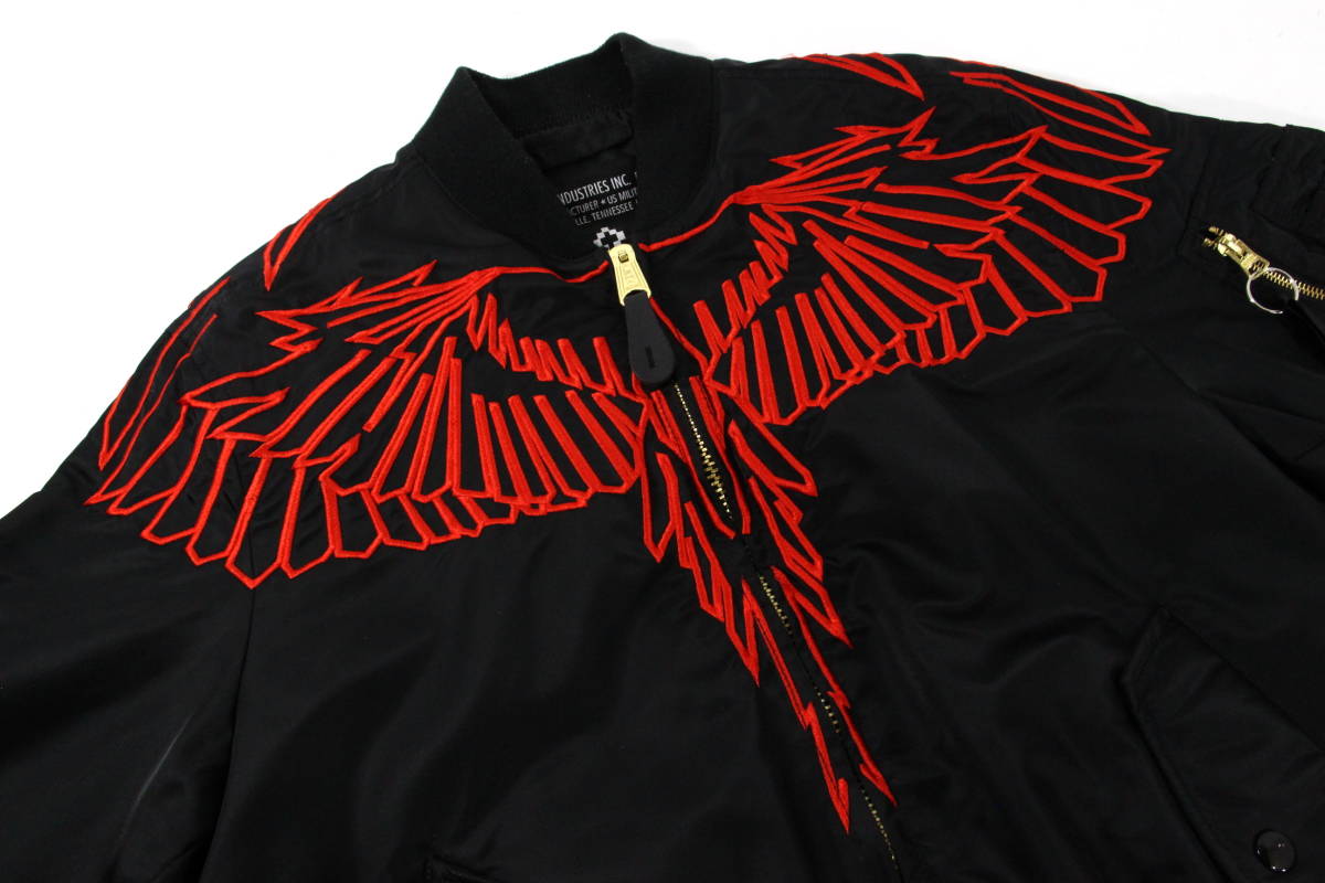 未使用品】MARCELO BURLON × ALPHA INDUSTRIES WING MA-1 ボンバー