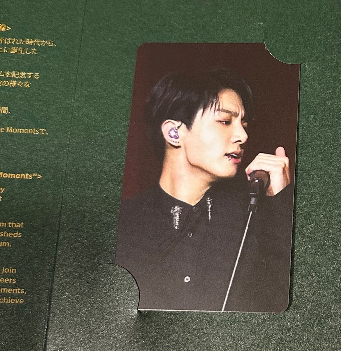 BTS ジョングク JUNGKOOK GOLDEN THE MOMENTS IN JAPAN 入場特典 BTS ジョングク JUNGKOOK GOLDEN THE MOMENTS IN JAPAN 入場特典