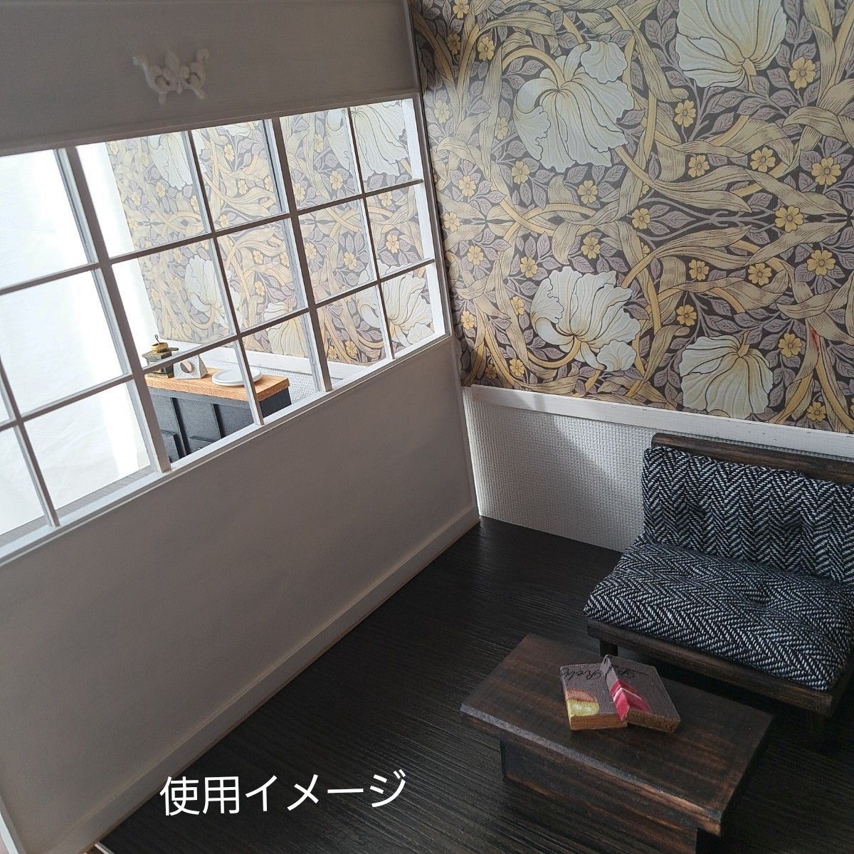 153 ミニチュア リバーシブル 背景ボード ドールハウス 153 ミニチュア リバーシブル 背景ボード ドールハウス