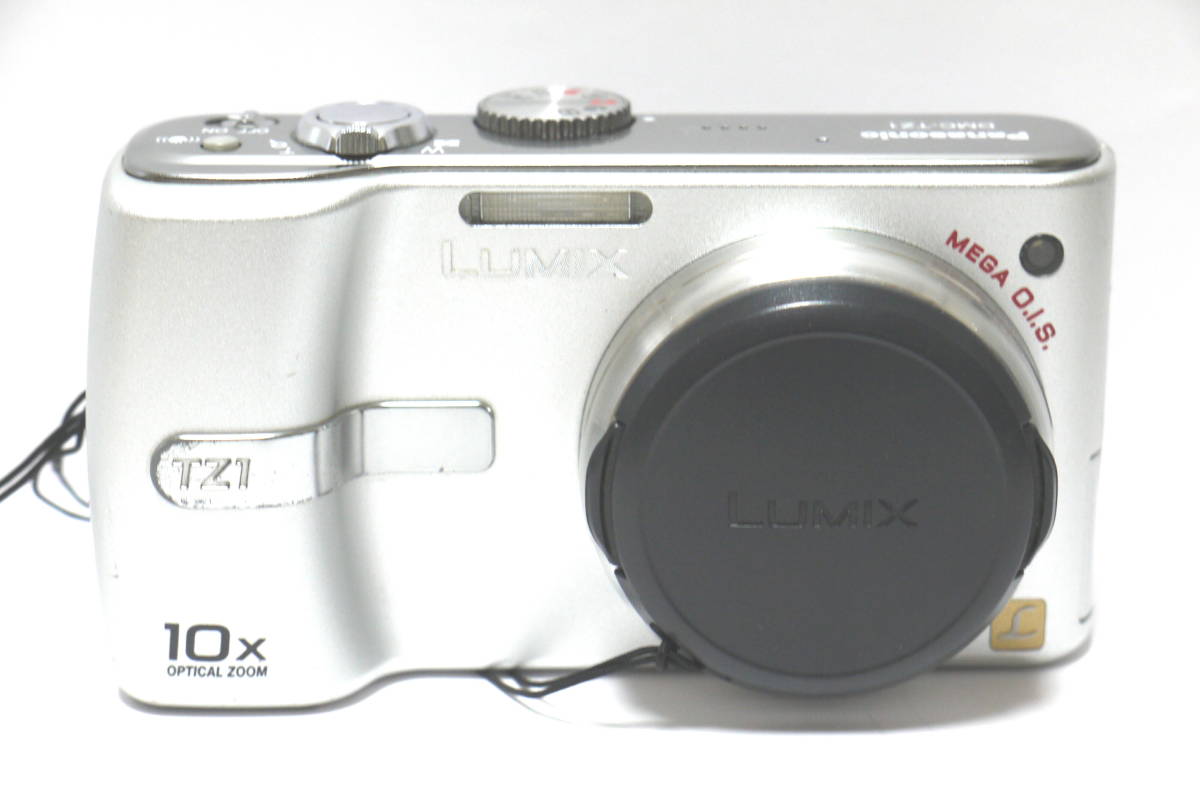 パナソニック Panasonic デジタルカメラ 500万画素 LUMIX DMC-TZ1 動作品/　純正バッテリーDMW-BCD10付_画像5