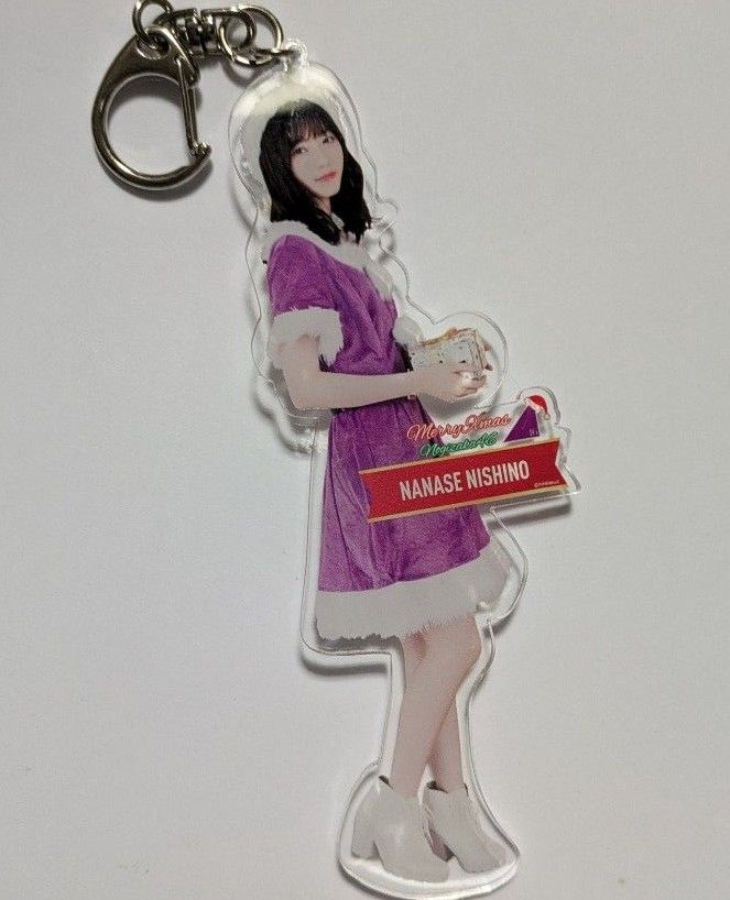 乃木坂46 西野七瀬 アクリルキーホルダー クリスマス サンタ 乃木坂46 西野七瀬 クリスマス アクリルキーホルダー アクスタ