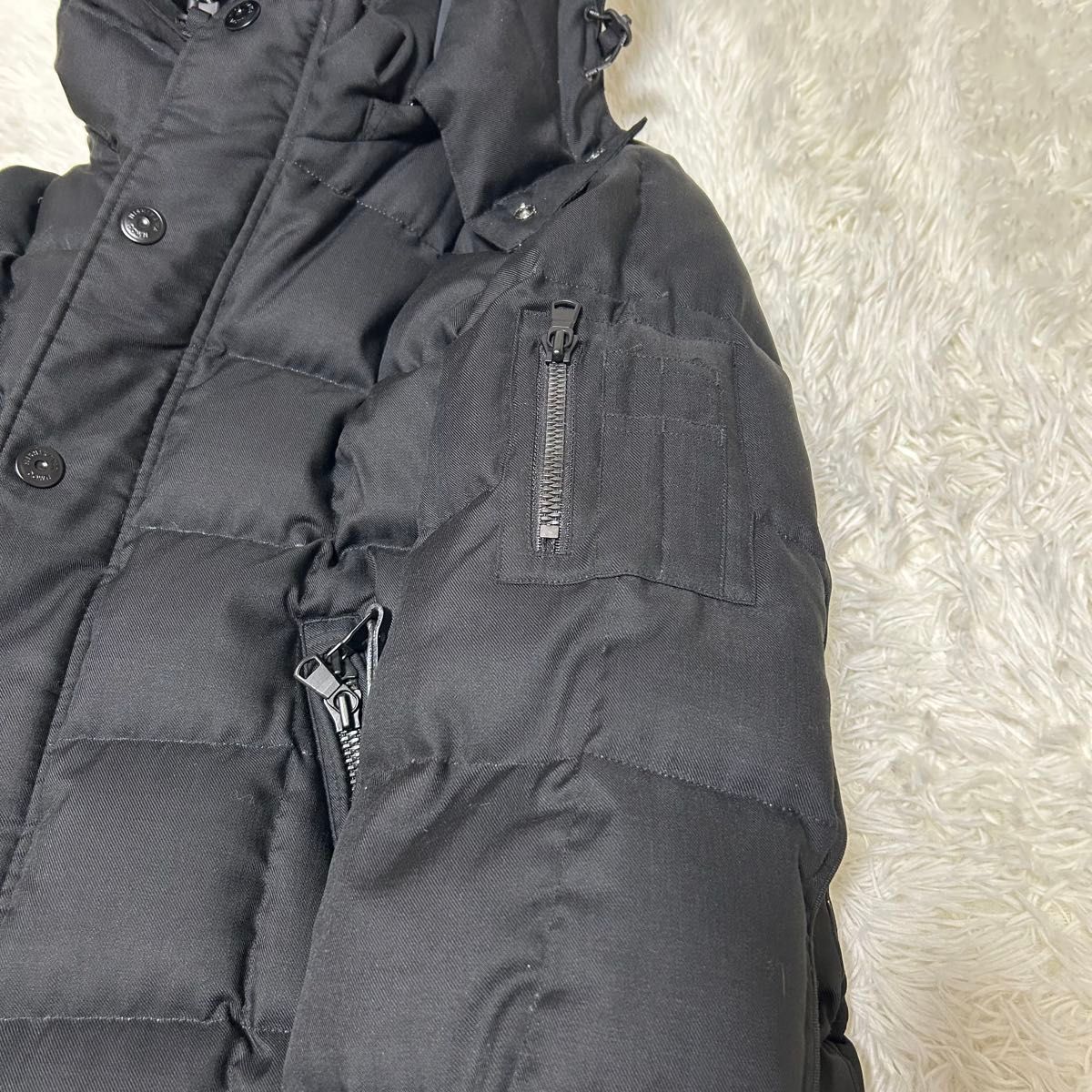 ナノユニバース 西川ダウン カグラジャケット XL 黒 高品質 ナノユニバース 西川ダウン カグラジャケット XL 黒 高品質
