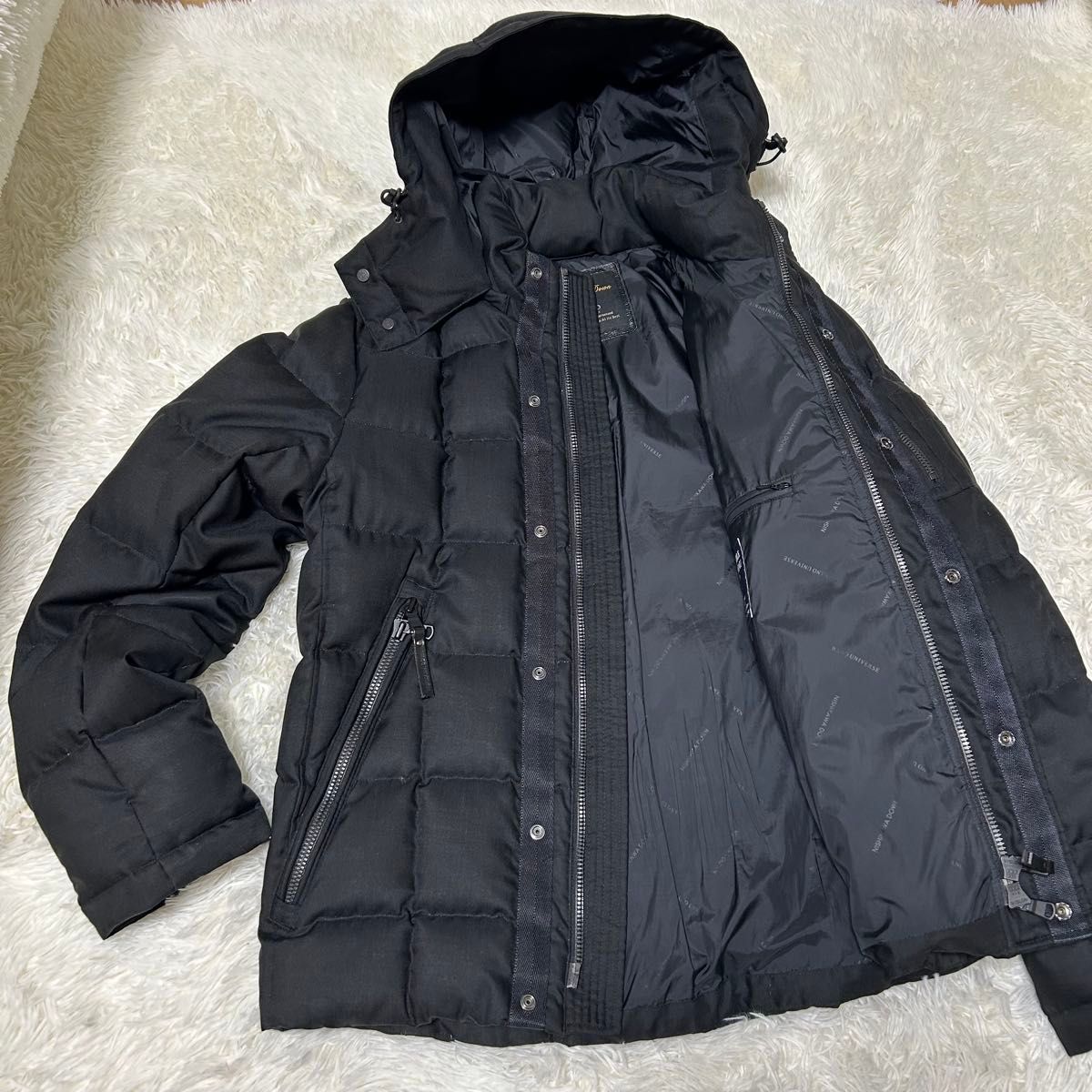 ナノユニバース 西川ダウン カグラジャケット XL 黒 高品質 ナノユニバース 西川ダウン カグラジャケット XL 黒 高品質