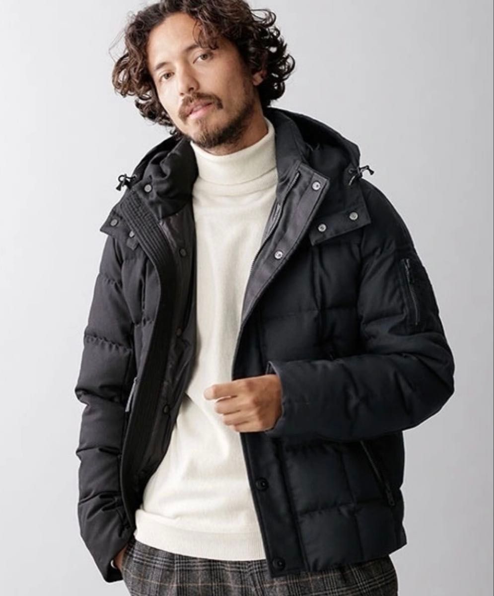 ナノユニバース 西川ダウン カグラジャケット XL 黒 高品質 ナノユニバース 西川ダウン カグラジャケット XL 黒 高品質