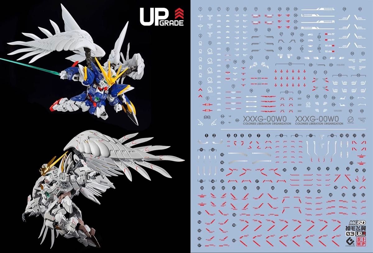 MGSD ウイングガンダムゼロ EW + スノーホワイトプレリュード用 MGSD ウイングガンダムゼロ EW + スノーホワイトプレリュード用