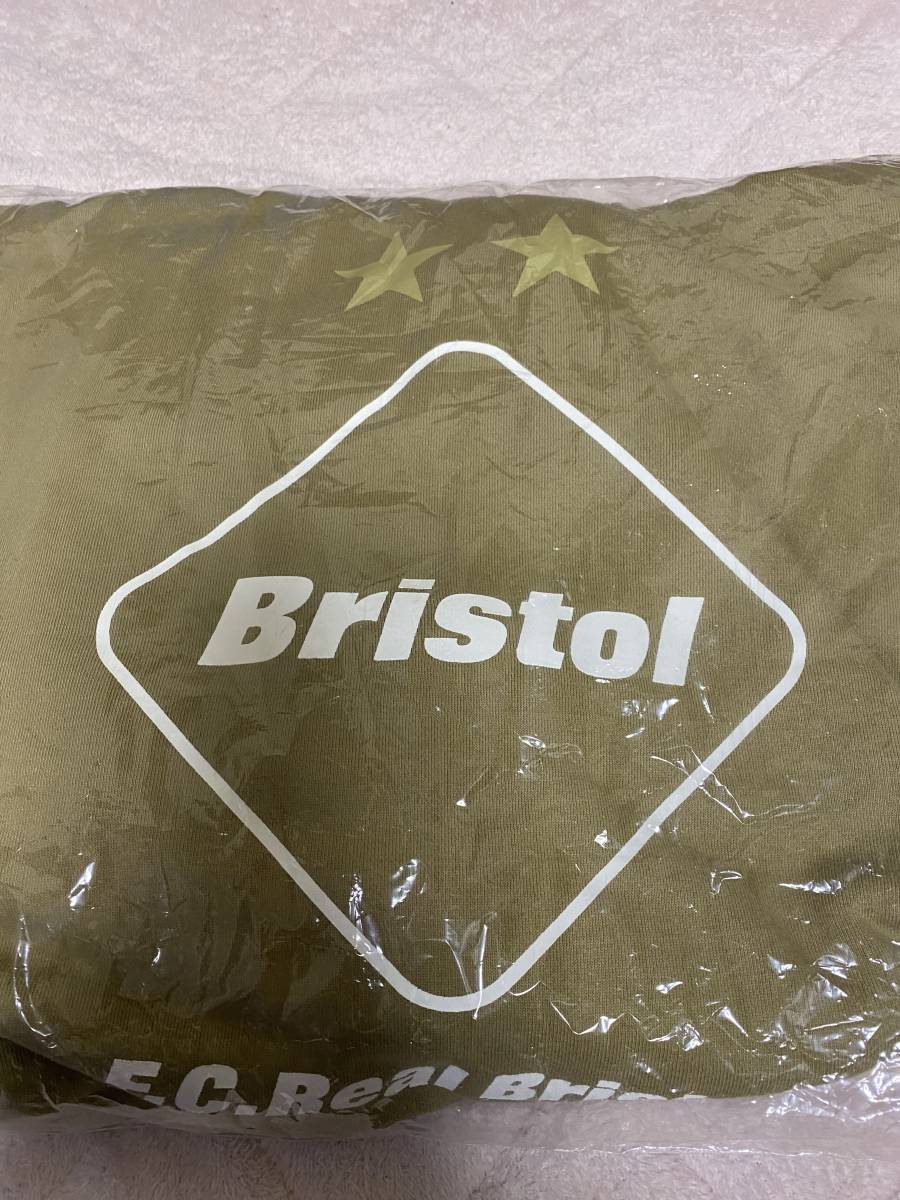 2019FW F.C.Real Bristol EMBLEM PULLOVER HOODIE beige size XL new goods unused Bliss toru Sophnet 