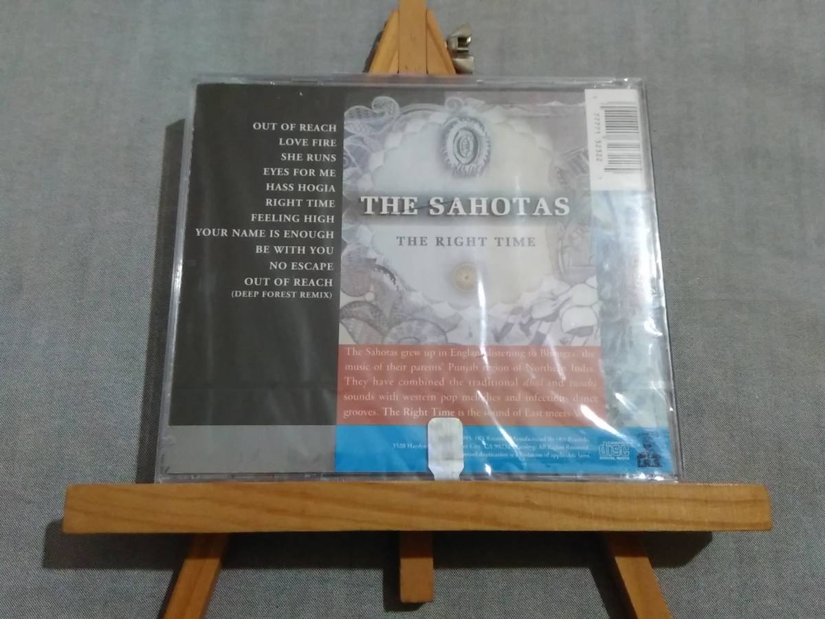 9Y27z 即決有 未開封CD THE SAHOTAS/The Right Time 英国産バングラ/ロック/ワールドミュージックバンド サホタス DEEP FOREST REMIX_画像4
