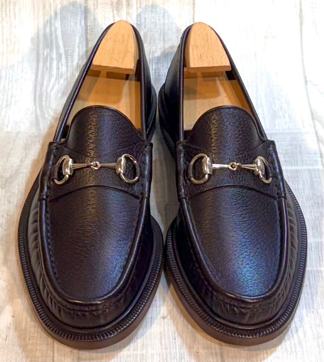 未使用】GUCCI グッチ◇25.5cm 7◇ビットローファー モカシン 未使用】GUCCI グッチ◇25.5cm 7◇ビットローファー モカシン