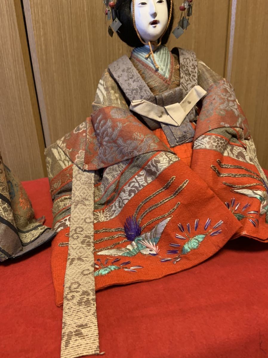 9. 江戸後期 雛人形 男雛 女雛 冠 ひな祭り 9. 江戸後期 雛人形 男雛 女雛 冠 ひな祭り