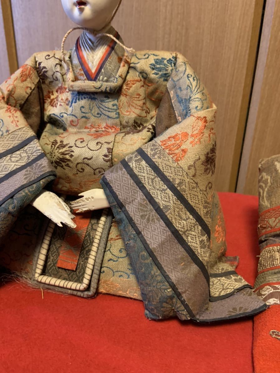 9. 江戸後期 雛人形 男雛 女雛 冠 ひな祭り 9. 江戸後期 雛人形 男雛 女雛 冠 ひな祭り