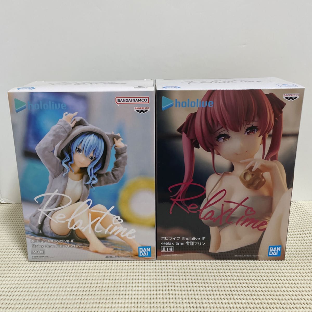 未開封品】ホロライブ hololive 星街すいせい 宝鐘マリン Relax 未開封品】ホロライブ hololive 星街すいせい 宝鐘マリン Relax
