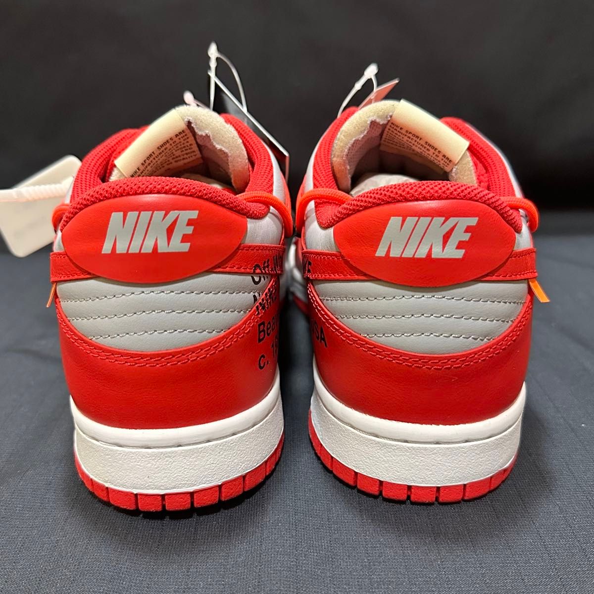 OFF-WHITE × NIKE DUNK LOW UNIVERSITY REDオフホワイト OFF-WHITE × NIKE DUNK LOW UNIVERSITY REDオフホワイト