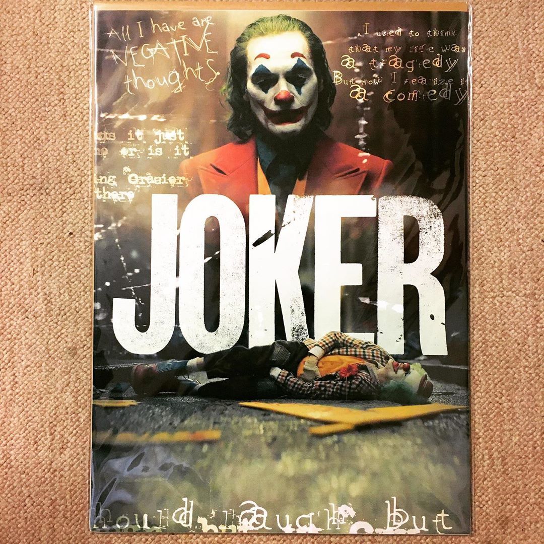 布 ポスター「ジョーカー　JOKER　路上に横たわる」_画像1