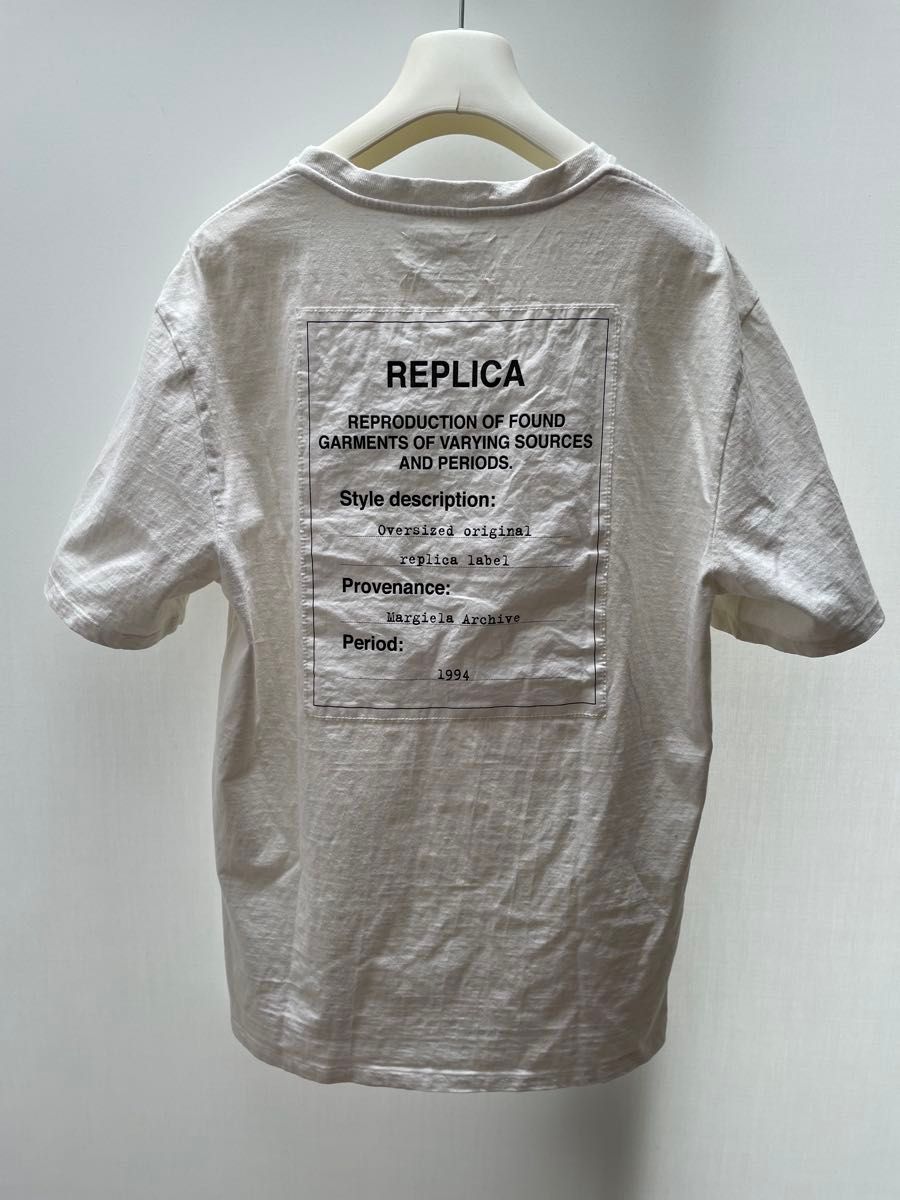 メゾン マルジェラ 10 REPLICA Tシャツ 48 カットソー ホワイト メゾン マルジェラ 10 REPLICA Tシャツ 48 カットソー ホワイト