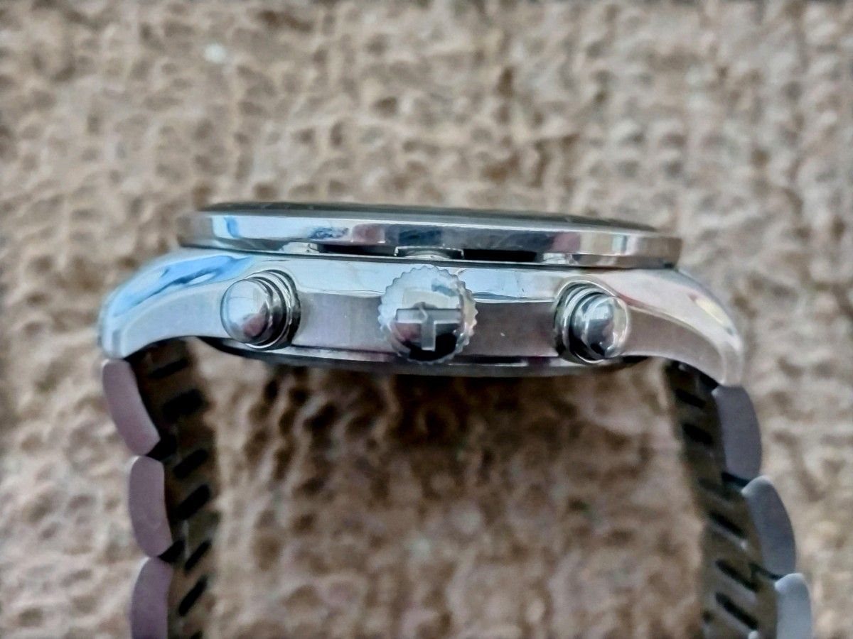 TIMEX タイメックス クロノグラフ ブラックダイヤル T2N153 タキメーター