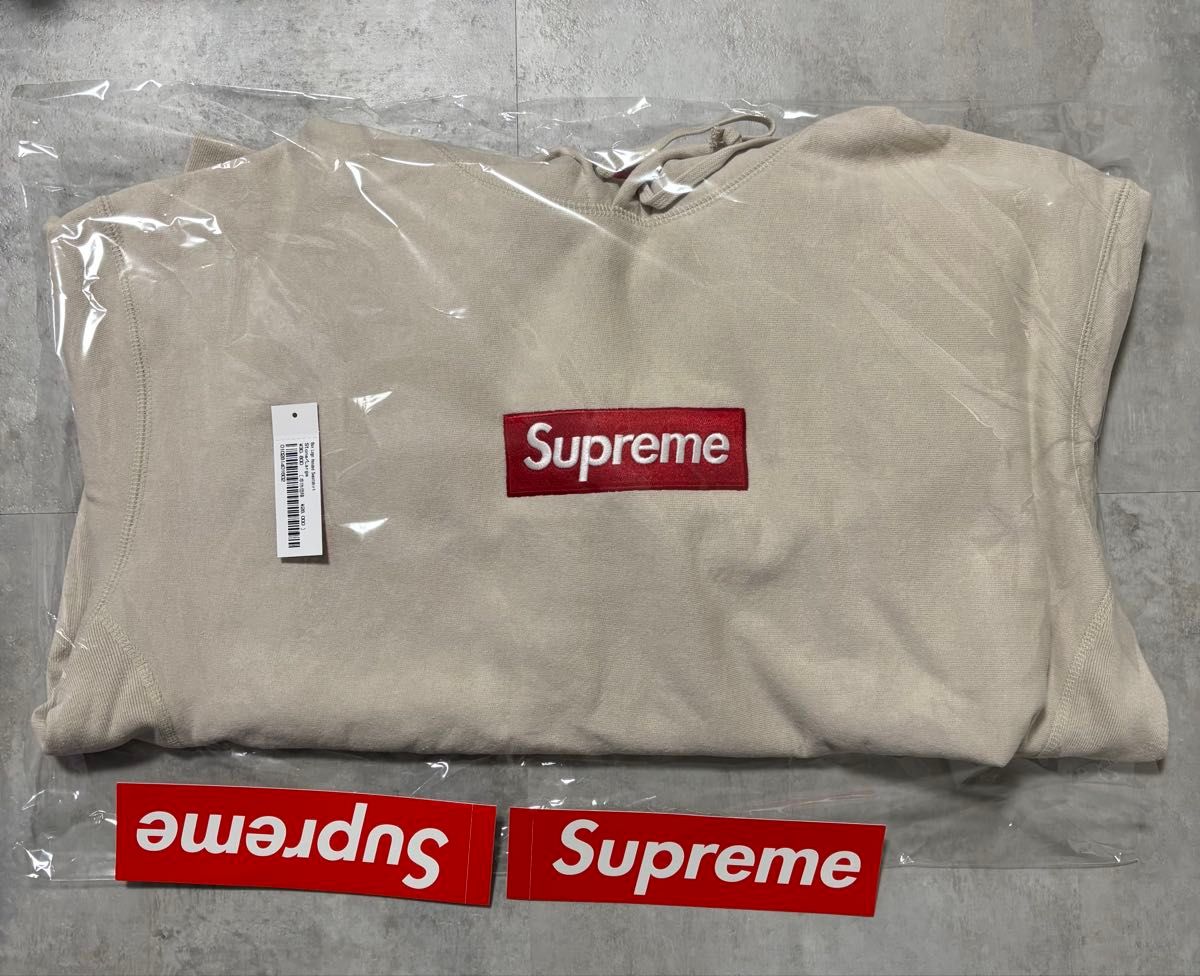 Supreme Box Logo Hooded Sweatshirt stone シュプリーム Supreme Box Logo Hooded Sweatshirt stone シュプリーム