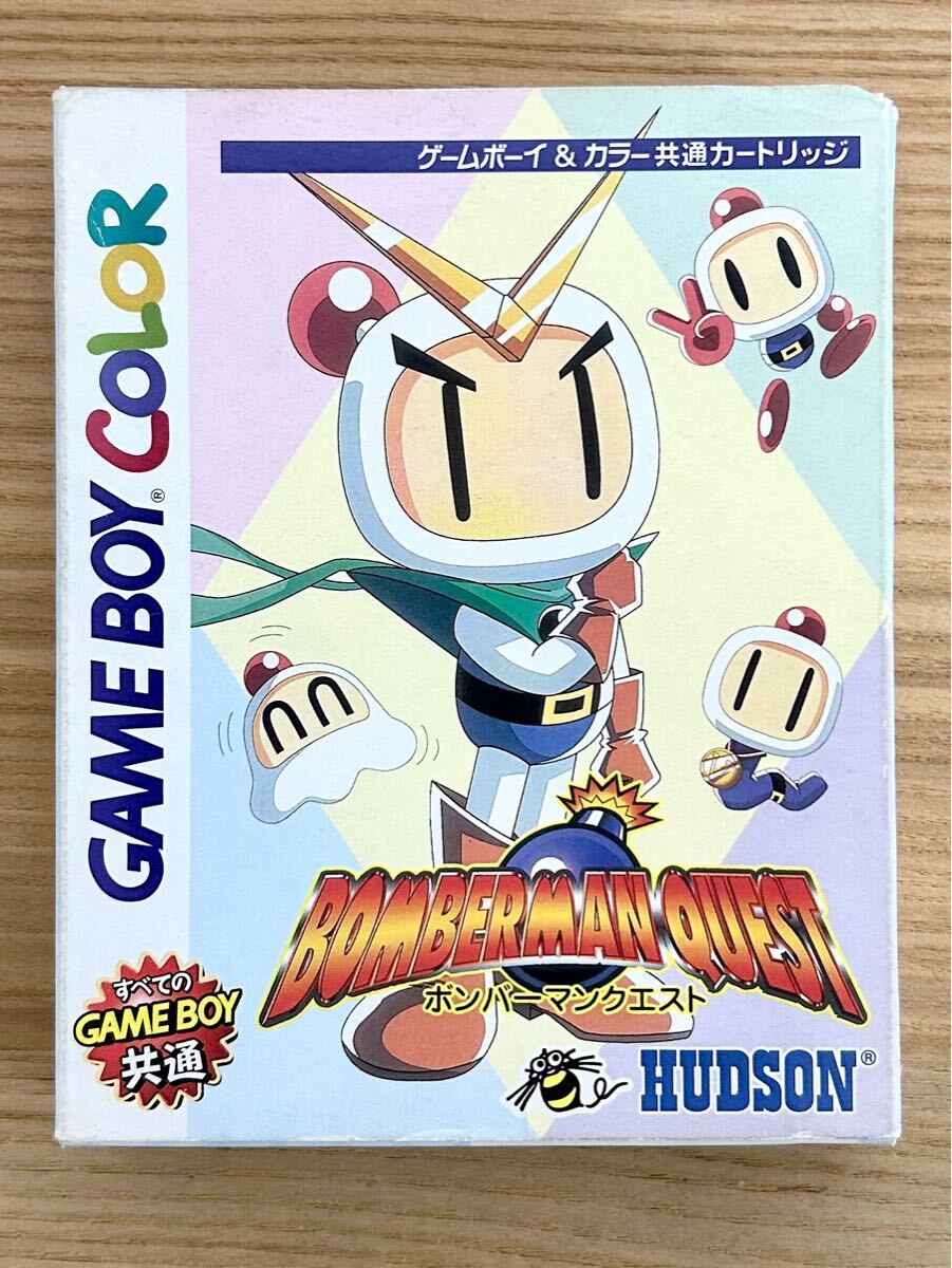 【限定即決】BOMBERMAN QUEST ボンバーマンクエスト 箱‐取説-別紙あり HUDSON ハドソン DMG-P-AB5J N.2958 ゲームボーイ アドバンス レア