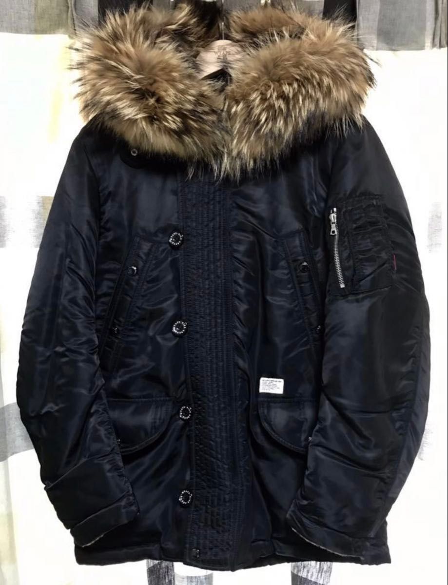 WTAPS ダブルタップス 即完売品 ラクーンファー ナイロンN-3B WTAPS ダブルタップス 即完売品 ラクーンファー ナイロンN-3B