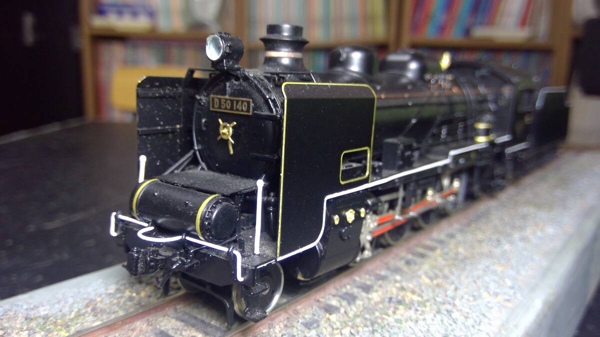 D50(50-140) 蒸気機関車 ミズノ 1/80 16.5ミリ 完成品 鉄道模型 D50(50-140) 蒸気機関車 ミズノ 1/80 16.5ミリ 完成品 鉄道模型